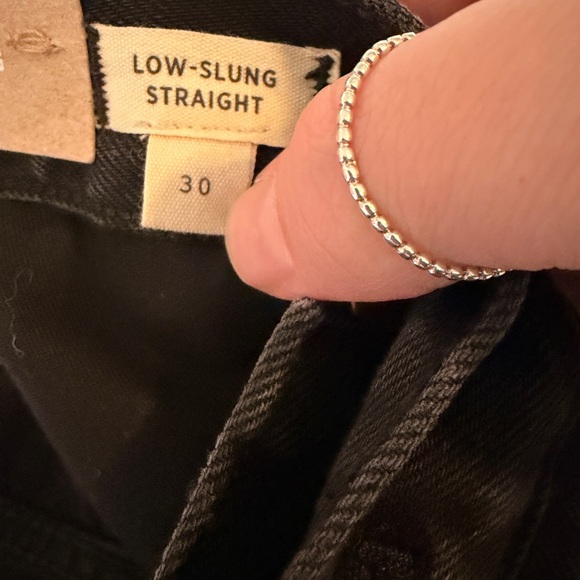Madewell NWT Low Slung Straight Leg Jeans - Picture 7 of 9